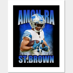 Amon Ra St Brown Bootleg Posters and Art